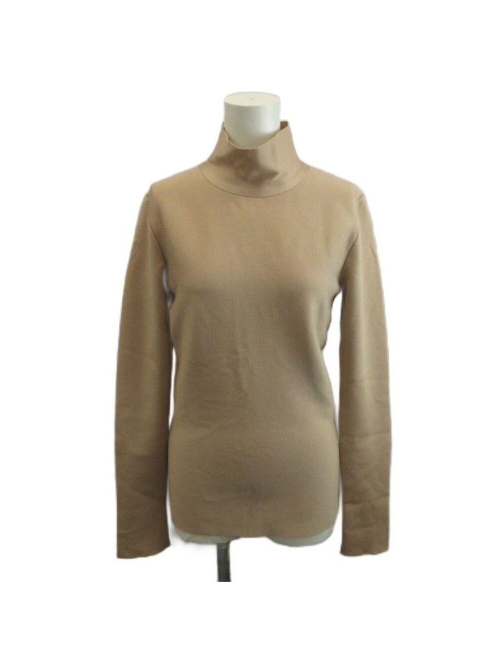 Celine Phoebe Philo Era Knit Top Sweater Wool Long Sleeve Pink Beige High XS